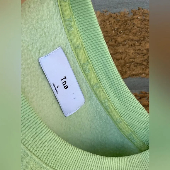 Tna Cozy Fleece Perfect Shrunken Sweatshirt small - Picture 8 of 12